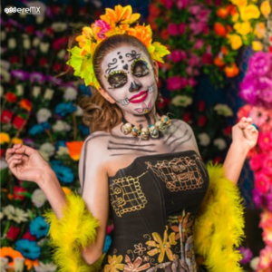 Día de muertos, catrina, esqueleto, calavera, halloween 